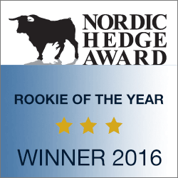 Scandinavian Credit Fund fick utmärkelsen ”Rookie of the year” vid HedgeNordics ”award” ceremoni förra veckan!